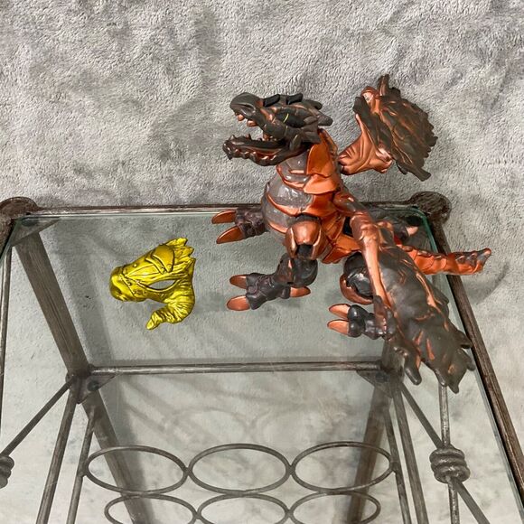 MEGA BLOKS Dragons Metal Ages Bronze Dragon, Solaris #9824 - light works Helmet - Picture 9 of 13